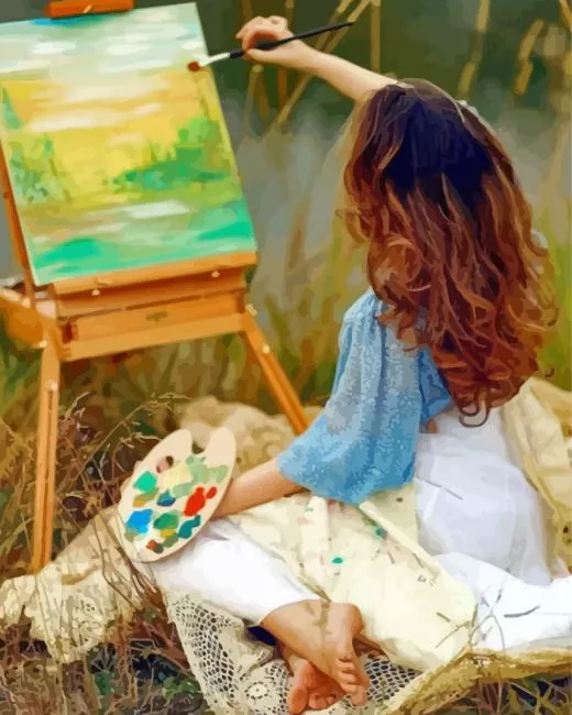 artist lady painting Diamond Paintings Artist Lady Painting Diamond Painting