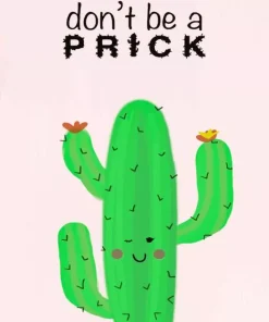 Cactus Quote Diamond Painting