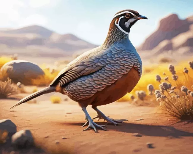 california quail Diamond Paintings California Quail Bird Diamond Painting