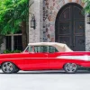 Candy Apple Red 57 Chevy Diamond Painting