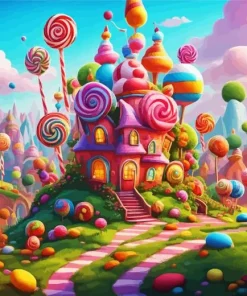 Candy Dream Land Diamond Painting