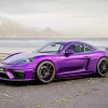 Candy Purple Car Diamond Painting