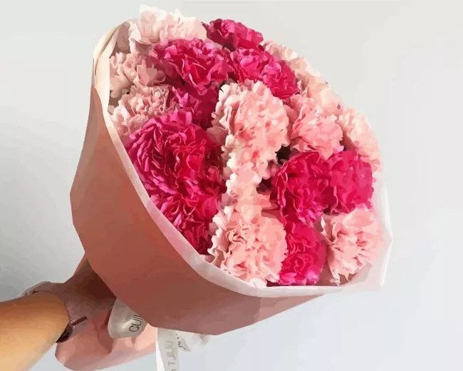 carnation flowers Diamond Paintings Carnation Flowers Diamond Painting