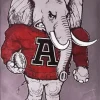 Cartoon Alabama Elephant Diamond Painting