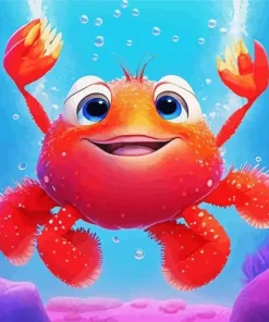 Cartoon Crab Underwater Diamond Painting