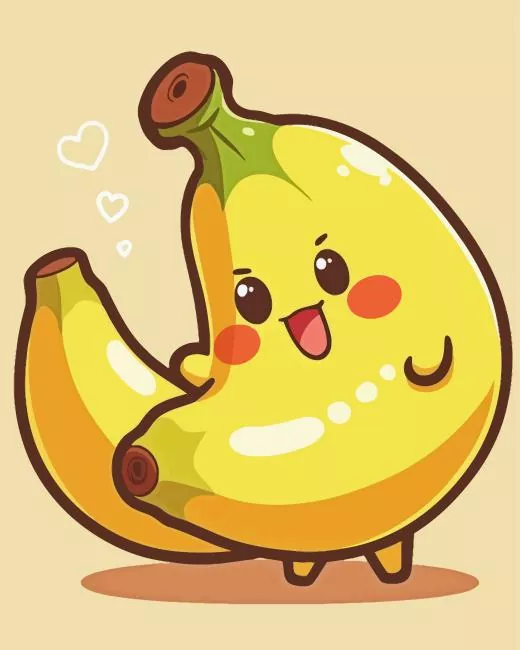 cartoon cute banana Diamond Paintings Cartoon Cute Banana Diamond Painting
