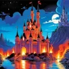 Cartoon Disney Castle Diamond Painting