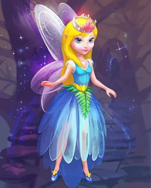 cartoon fairy princess Diamond Paints Cartoon Fairy Princess Diamond Painting