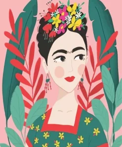 Cartoon Frida Kahlo Diamond Painting