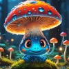 Cartoon Magic Mushroom Diamond Painting