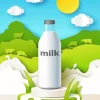 Cartoon Milk Bottle Diamond Painting