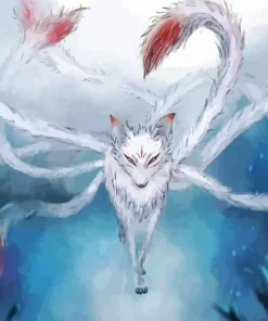 Cartoon Nine Tailed Fox Diamond Painting
