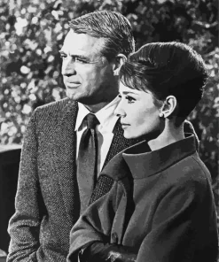Cary Grant And Audrey Hepburn Diamond Painting