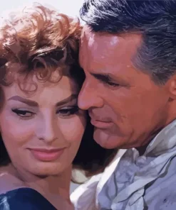 Cary Grant And Sophia Loren Diamond Painting