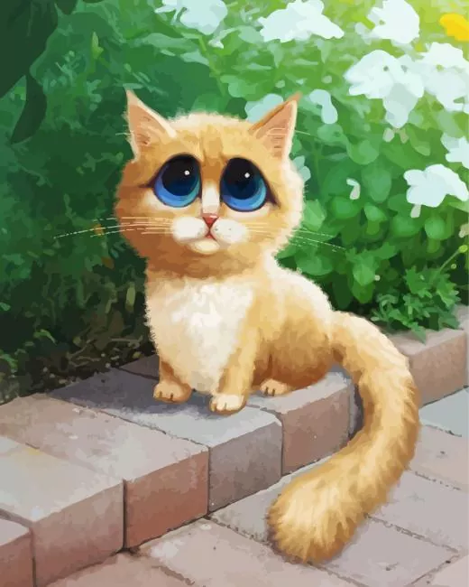 cat with big eyes Diamond Paintings Cat With Big Eyes Diamond Painting