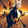 Cats In Titanic Diamond Painting