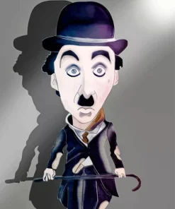Charlie Chaplin Caricature Diamond Painting