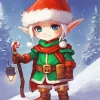 Christmas Gnome Diamond Painting