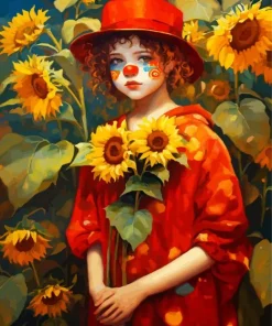 Clown Girl Diamond Painting