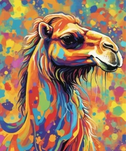 Colorful Camel Diamond Painting