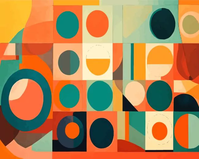 colorful geometric abstract art Diamond Paintings Colorful Geometric Abstract Art Diamond Painting