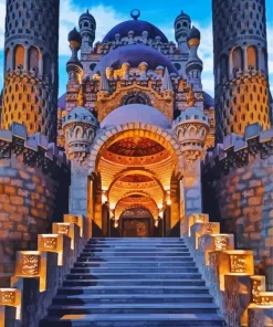 Cool Al Sahaba Mosque Diamond Painting