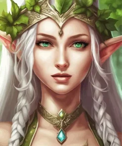 Cool Elf Girl Diamond Painting