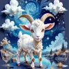 Cool Goat Art Diamond Painting