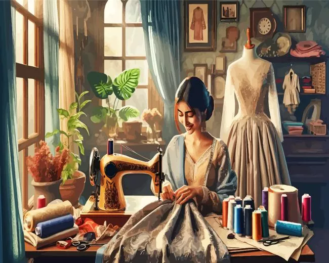 cool sewing art Diamond With Numbers Cool Sewing Art Diamond Painting