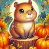 Cute Capybara Diamond Painting