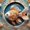 Fancy Fantail Goldfish Diamond Painting