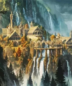 Fantasy Rivendell Diamond Painting