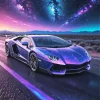 Galaxy Car Diamond Painting