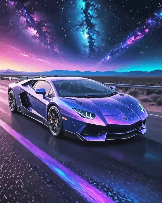 galaxy car Diamond Dotz Galaxy Car Diamond Painting