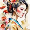 Geisha Girl Art Diamond Painting