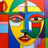 Geometric Face Art Diamond Painting