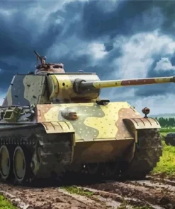 German Tank Art Diamond Painting