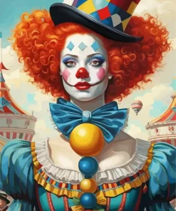 Ginger Clown Art Diamond Painting