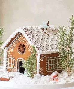 Gingerbread House Diamond Painting