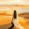 Girl In Desert Diamond Painting