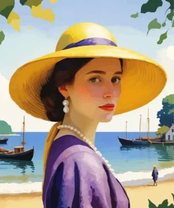 Girl In Italy Diamond Painting