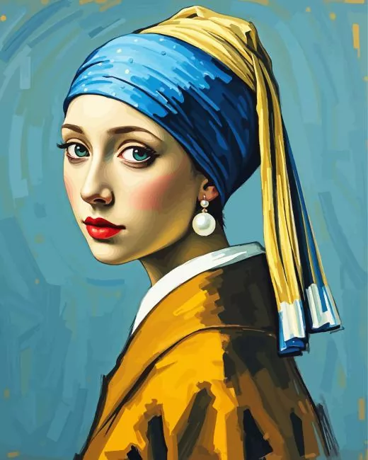 girl with a pearl earring art Diamond Paintings Girl With A Pearl Earring Art Diamond Painting