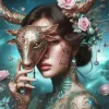 Girly Taurus Zodiac Diamond Painting