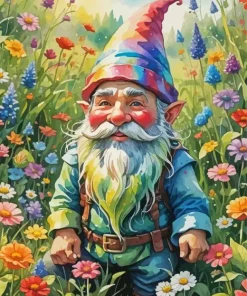 Gnome Fantasy Art Diamond Painting