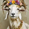 Goat Crown Art Diamond Painting