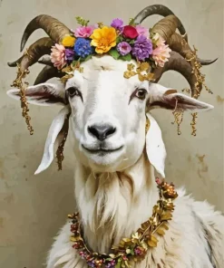 Goat Crown Art Diamond Painting