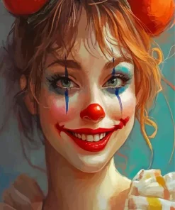 Happy Clown Girl Diamond Painting