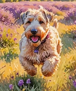 Happy Wheaten Terrier Diamond Painting