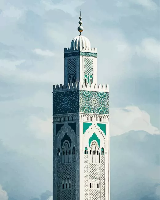 hassan II mosque casablanca Diamond Dotz Hassan II Mosque Casablanca Diamond Painting