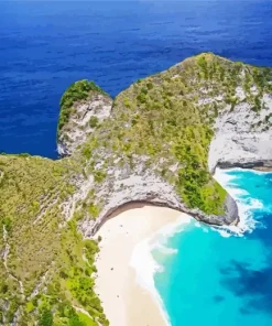 Indonesia Paluang Cliff Diamond Painting